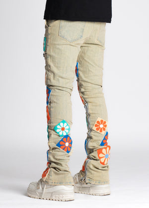 Vintage Flowers Denim