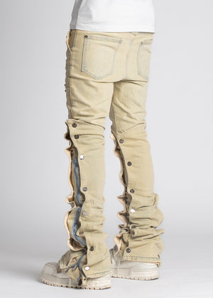 Oyster Stacked Premium Denim