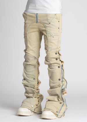 Oyster Stacked Premium Denim