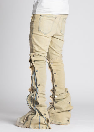 Oyster Stacked Premium Denim