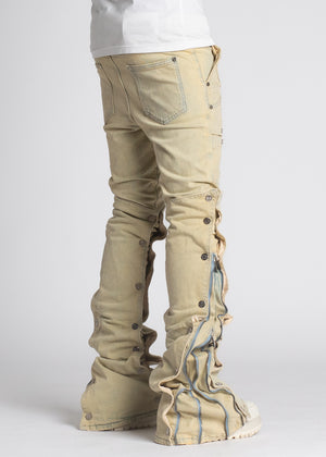 Oyster Stacked Premium Denim