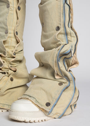Oyster Stacked Premium Denim