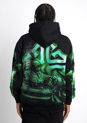 Obsidian Black Slime Hoodie