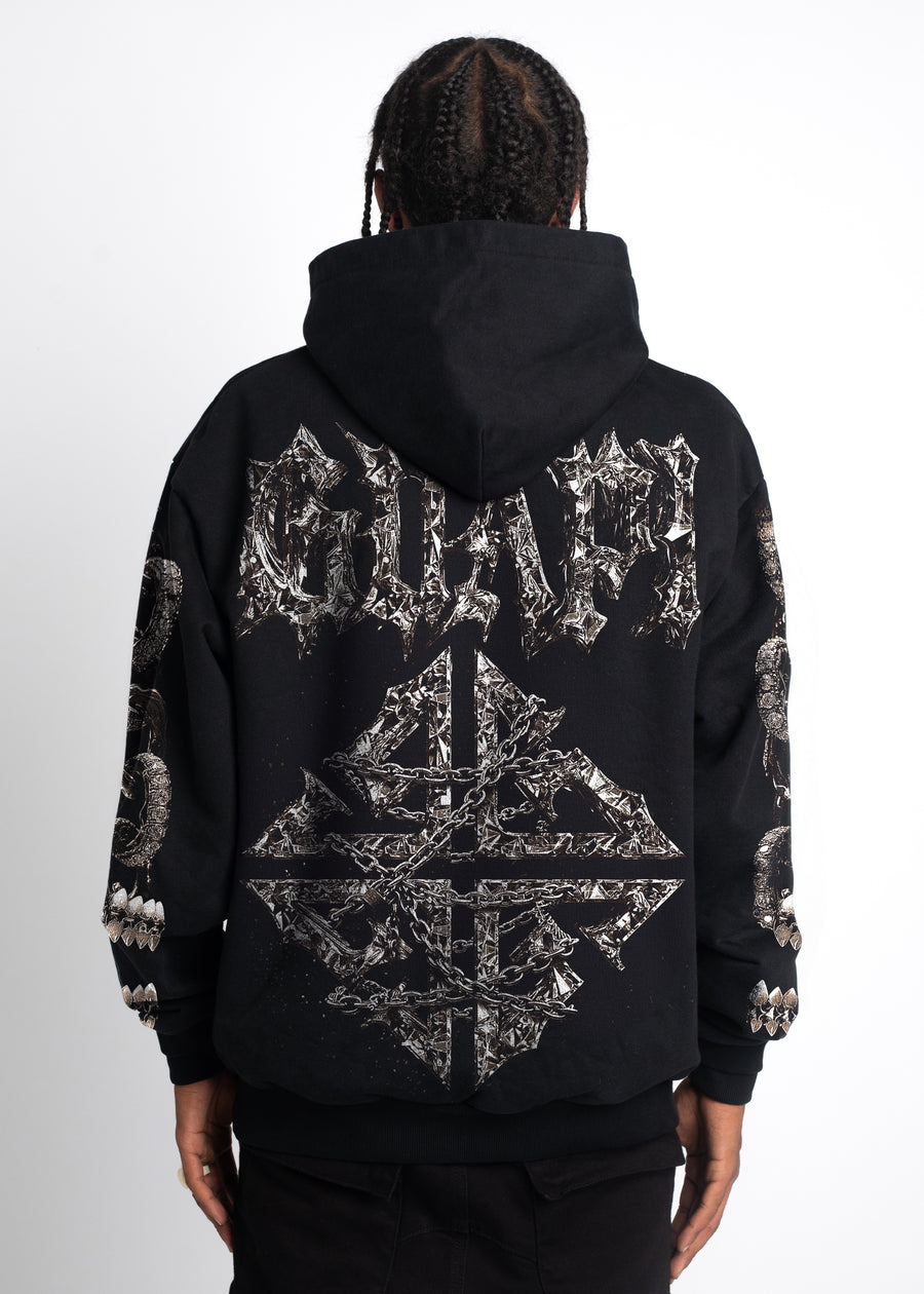 ◆GUAPI◆スカルクラッカーフーディー GUAPI SKULL CRAKER PULLOVER HOODIE – BLUE CITY NYC