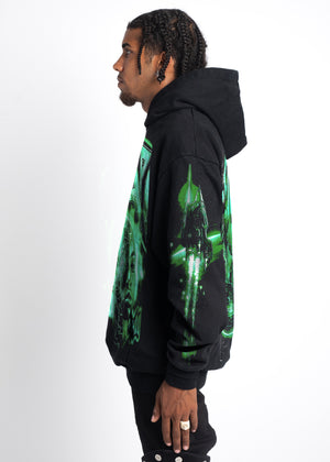 Obsidian Black Slime Hoodie