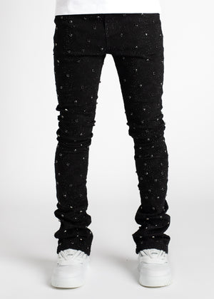 All Black Embellished Denim