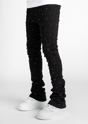 All Black Embellished Denim