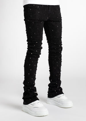 All Black Embellished Denim