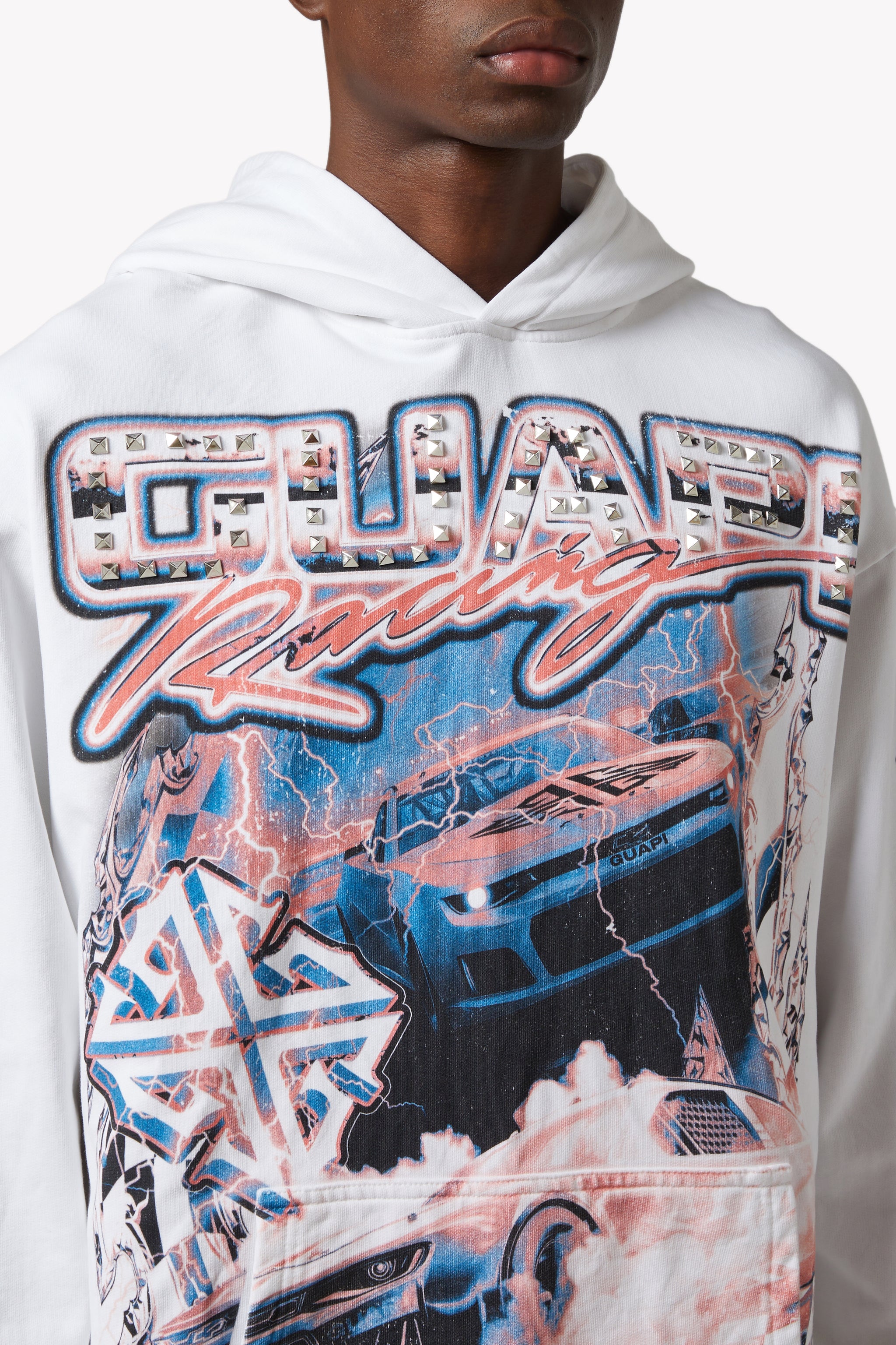 ホワイトニトロドリフトパーカーV1