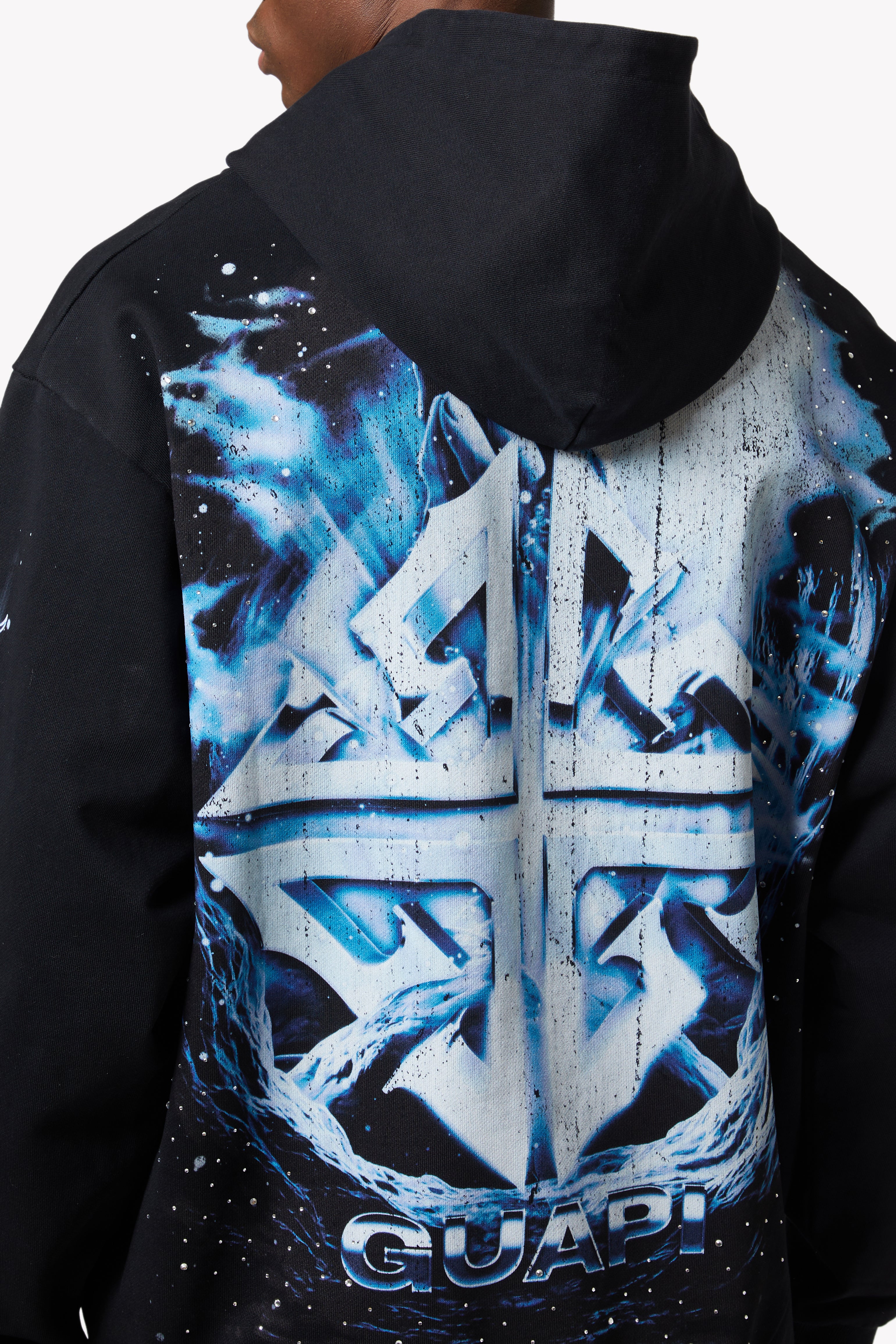 Black Heavens Vault Hoodie V1 – GUAPI CLOTHING FZ-LLC