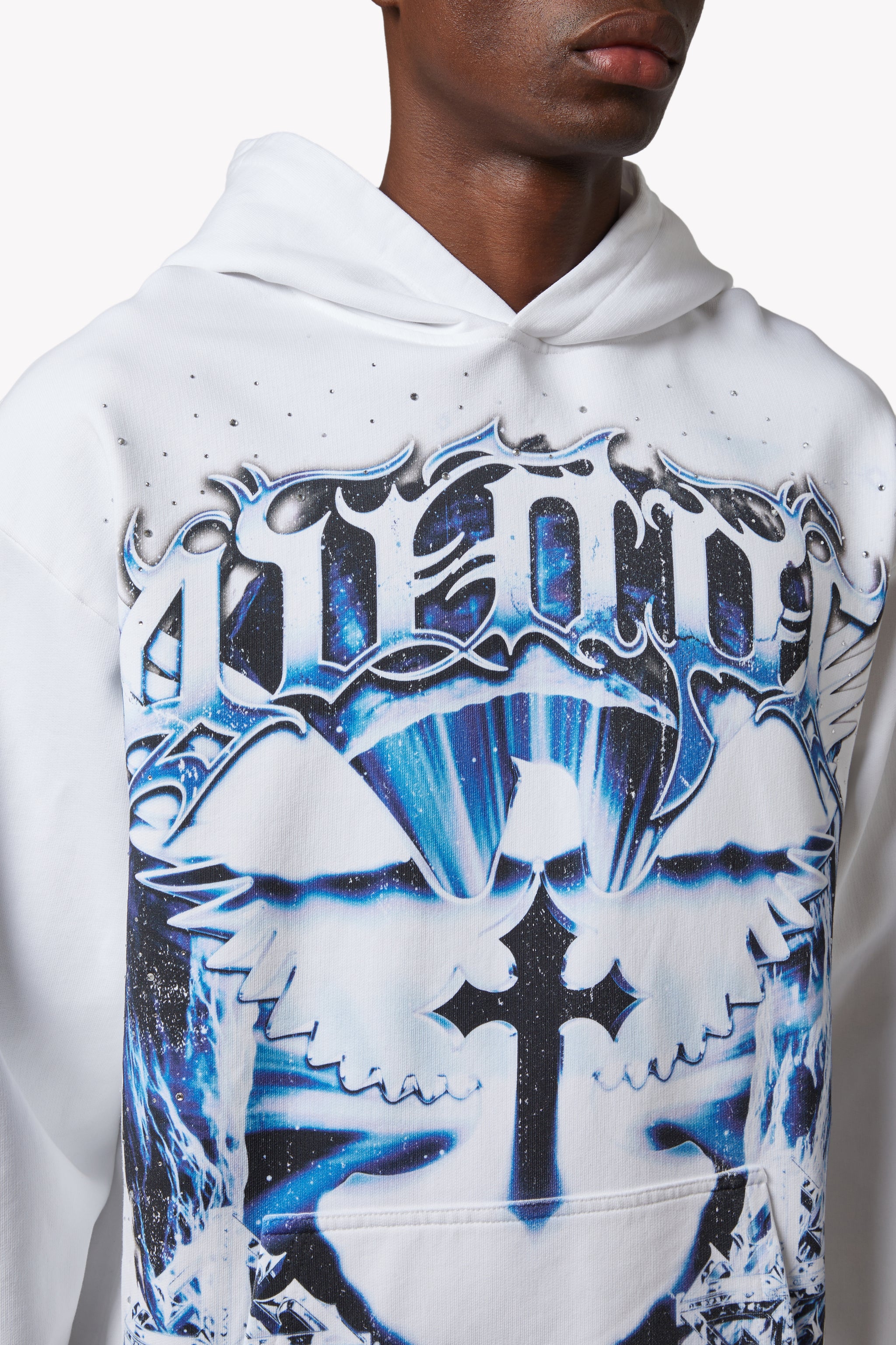 White Heavens Vault Hoodie V1