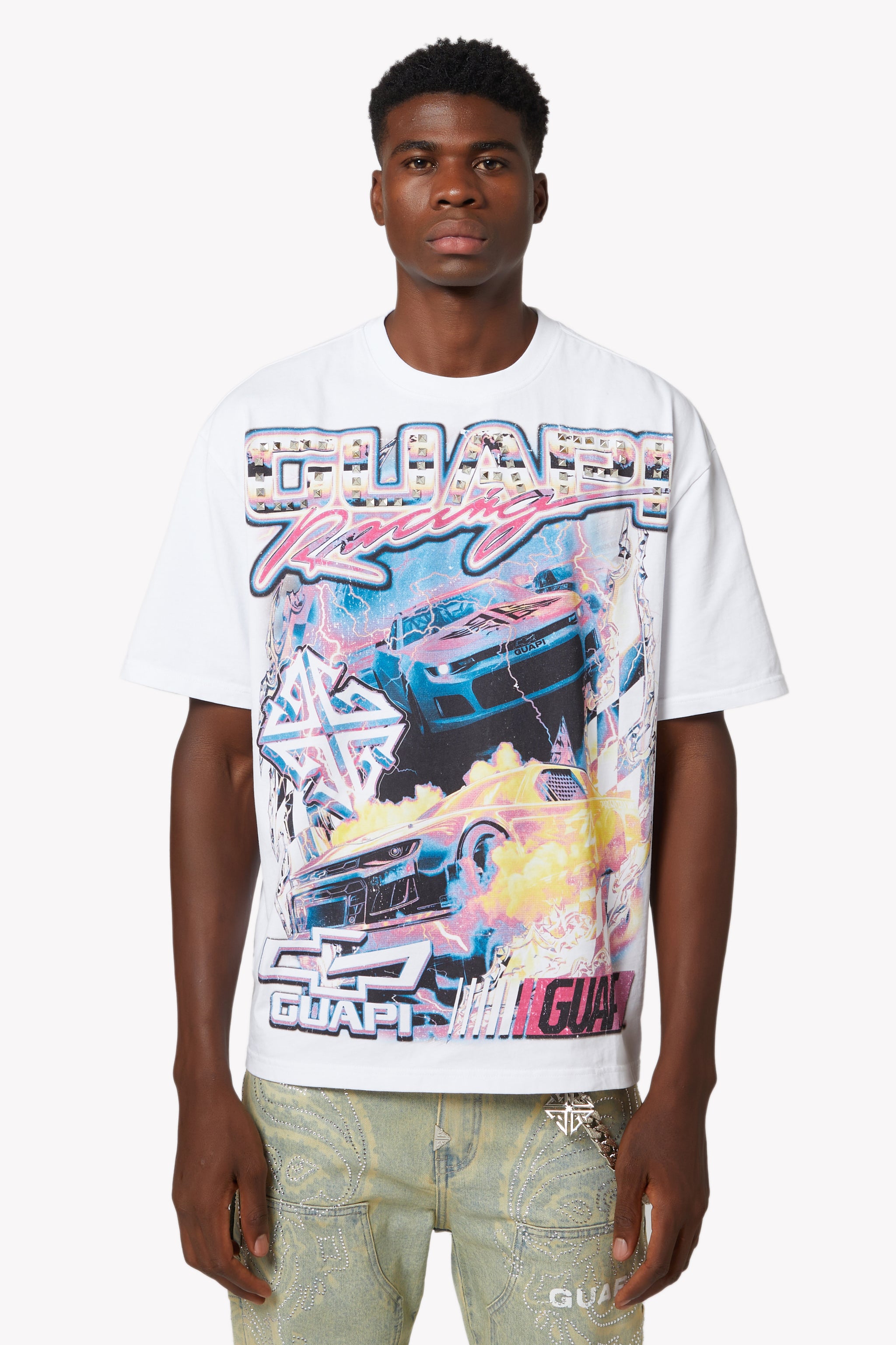 White Nitro Drift Tee V1