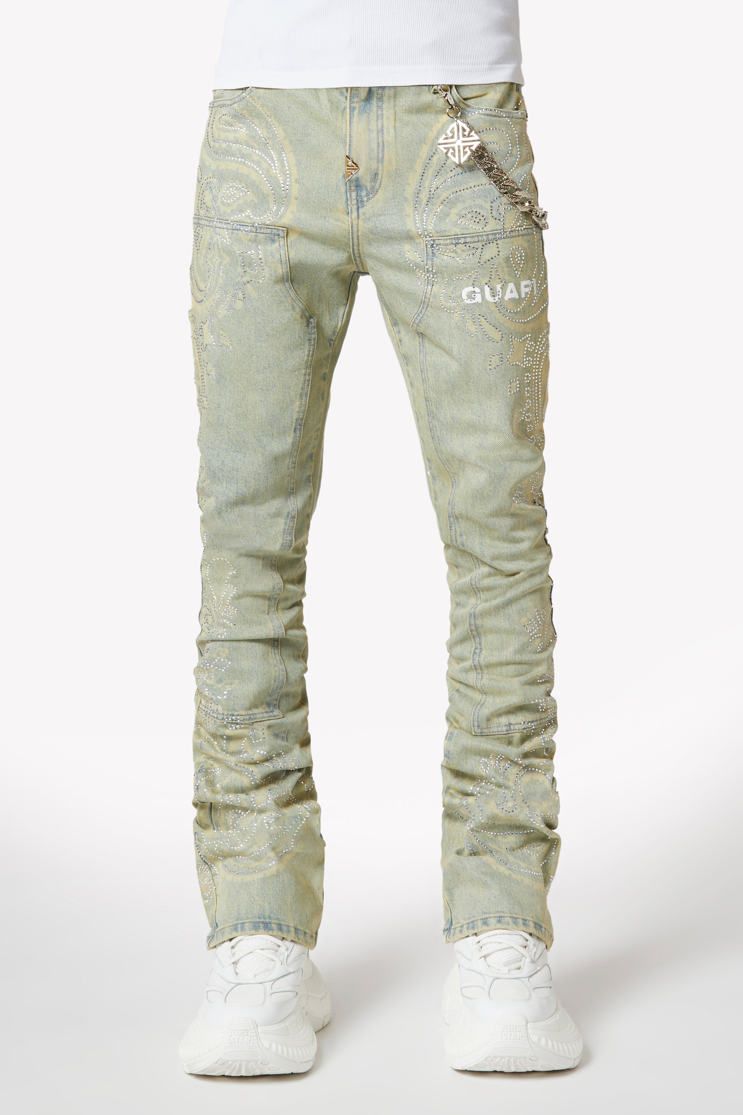 パンツ GUAPI Vintage Paisley Denim size32 Vintage Paisley Denim – GUAPI CLOTHING FZ-LLC
