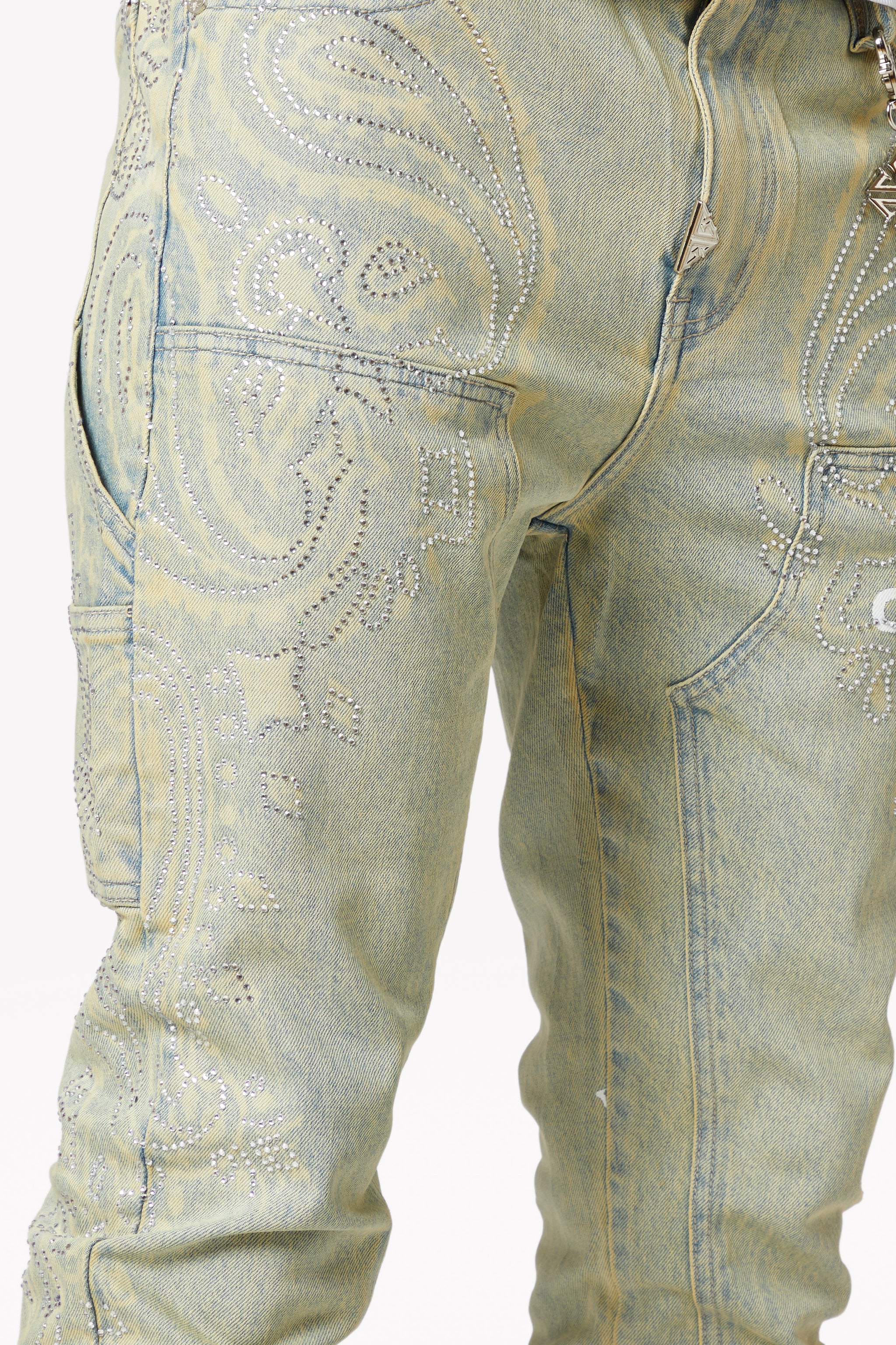 Vintage Paisley Denim