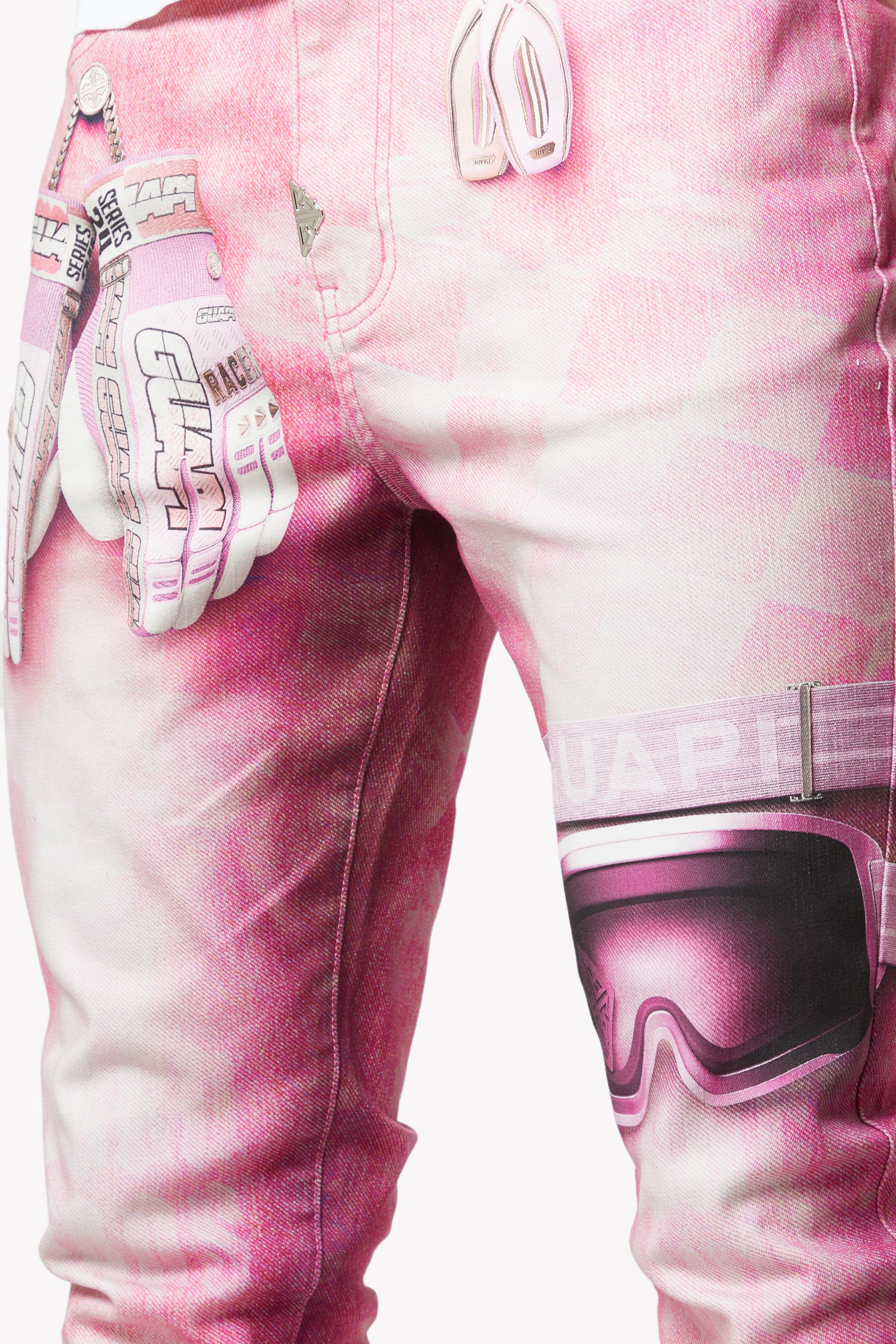 French Rose Racer Denim – GUAPI CLOTHING FZ-LLC