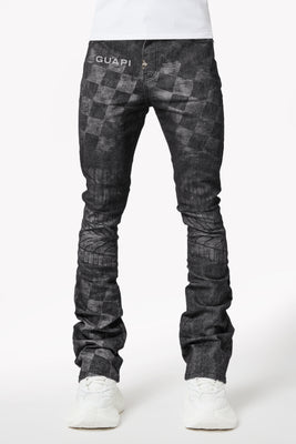 オブシディアンブラックレーサーデニムV1 - Guapi Clothing
