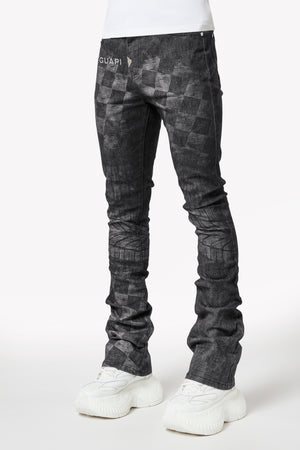 Obsidian Black Racer Denim V1