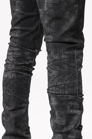 Obsidian Black Racer Denim V1