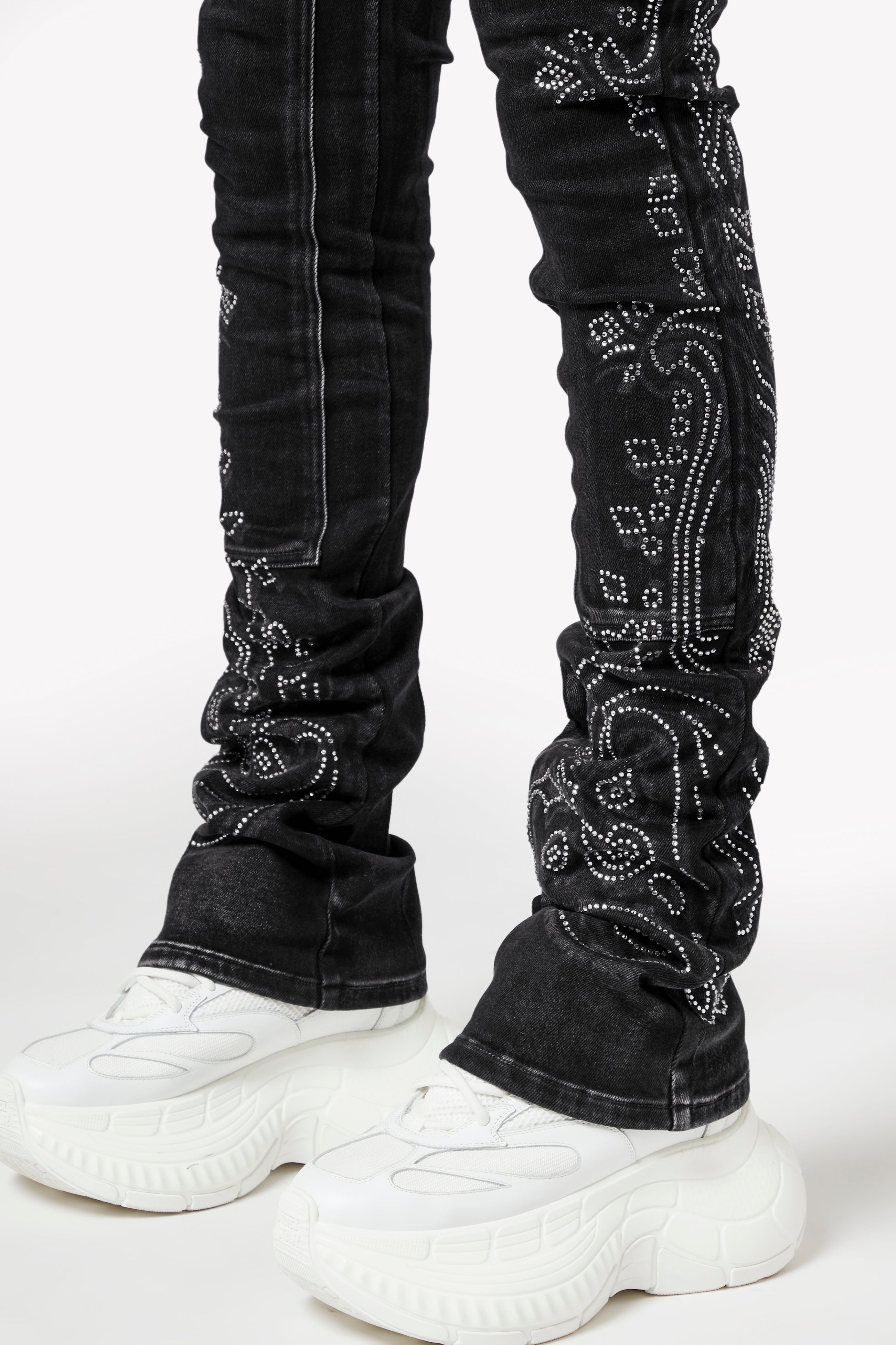 Vintage Black Paisley Denim – GUAPI CLOTHING FZ-LLC