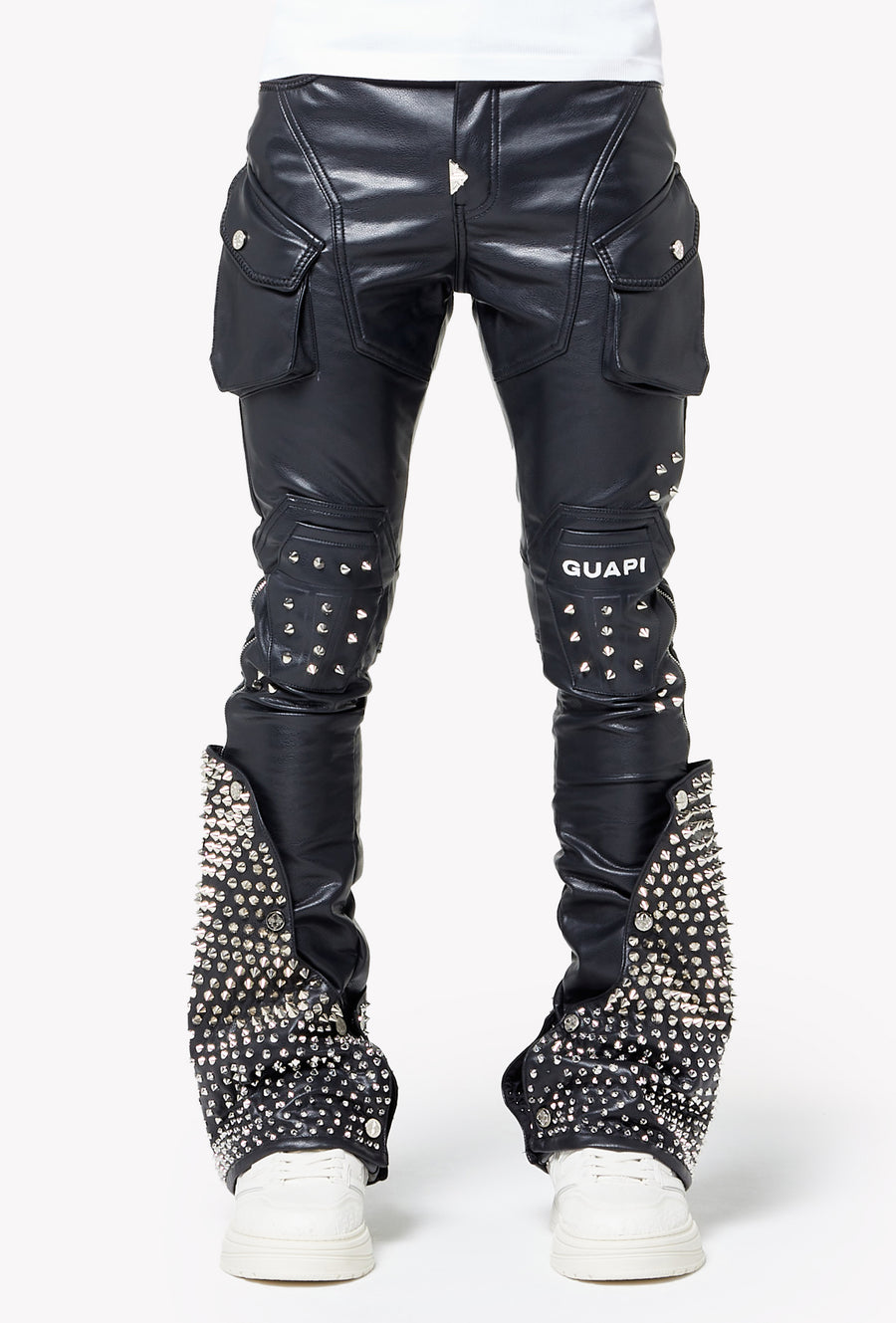 Black Coffin Arc Leather Pant V2