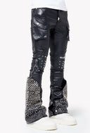 Black Coffin Arc Leather Pant V2