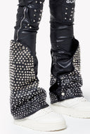 Black Coffin Arc Leather Pant V2