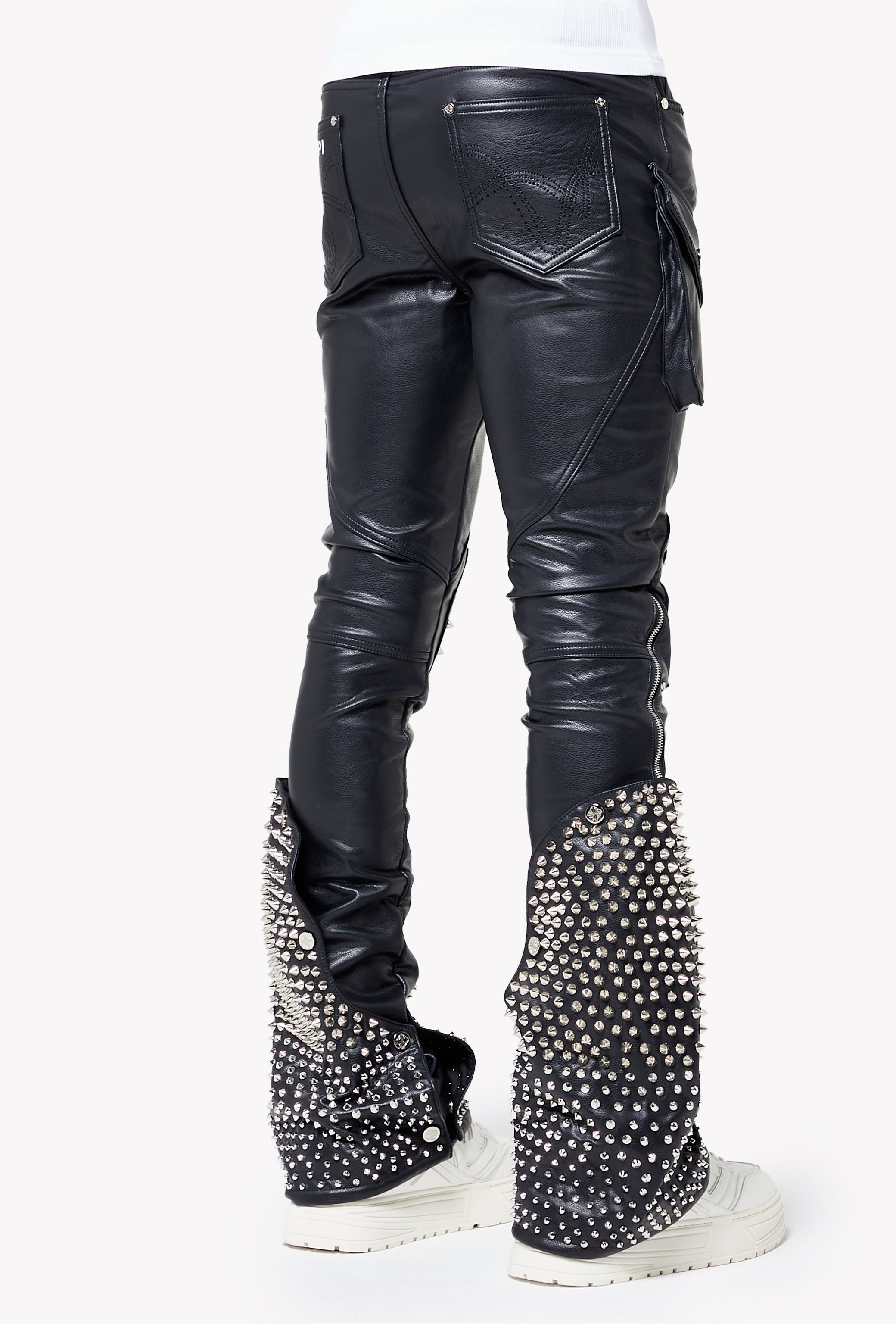 Black Coffin Arc Leather Pant V2 – Guapi Clothing