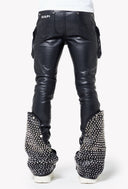Black Coffin Arc Leather Pant V2