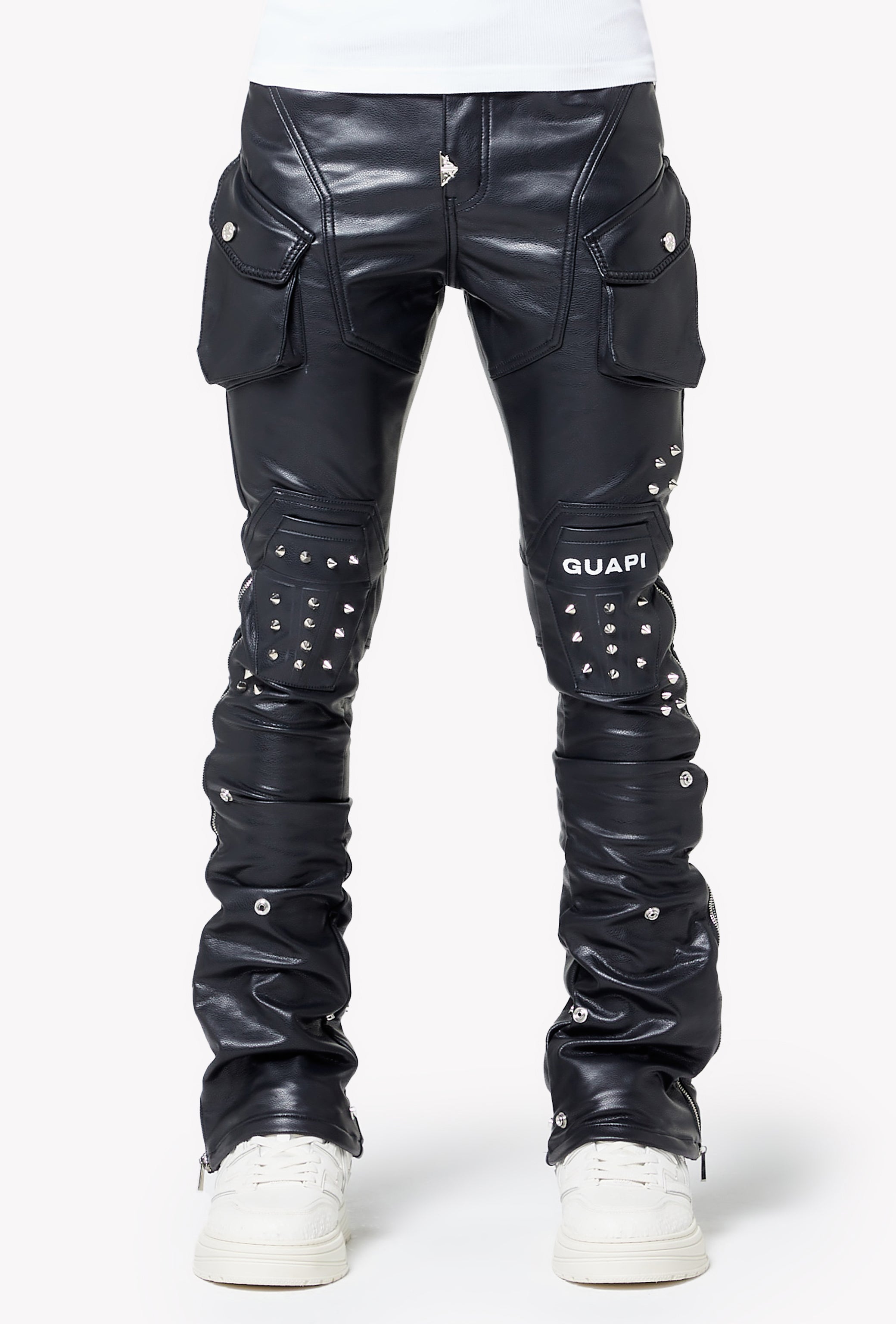 GUAPI レザーパンツ32 GUAPI OBSIDIAN BLACK PREMIUM LEATHER PANTS | KingStar