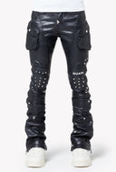 Black Coffin Arc Leather Pant V2