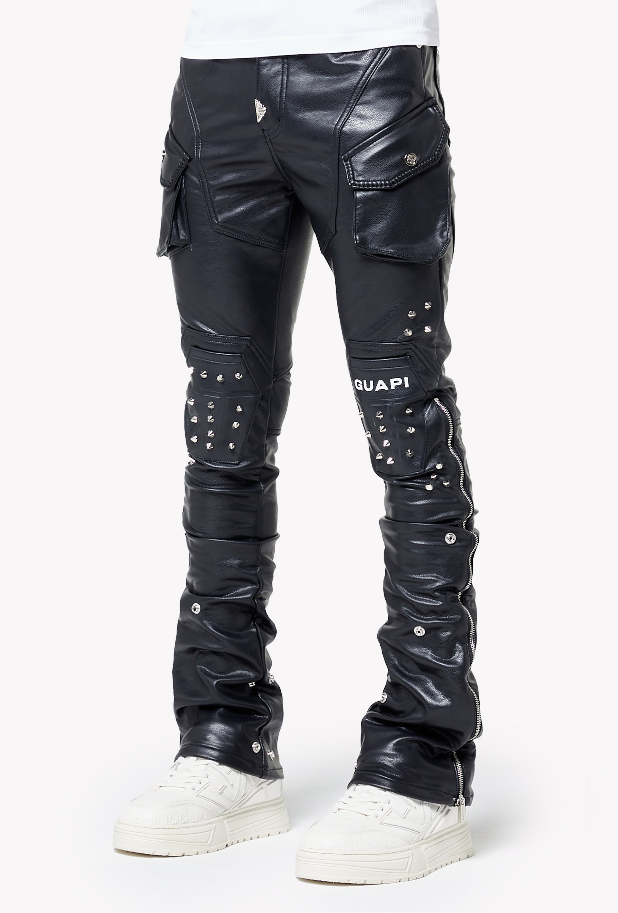 Black Coffin Arc Leather Pant V2 – GUAPI CLOTHING FZ-LLC