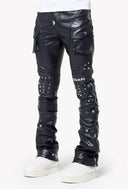 Black Coffin Arc Leather Pant V2