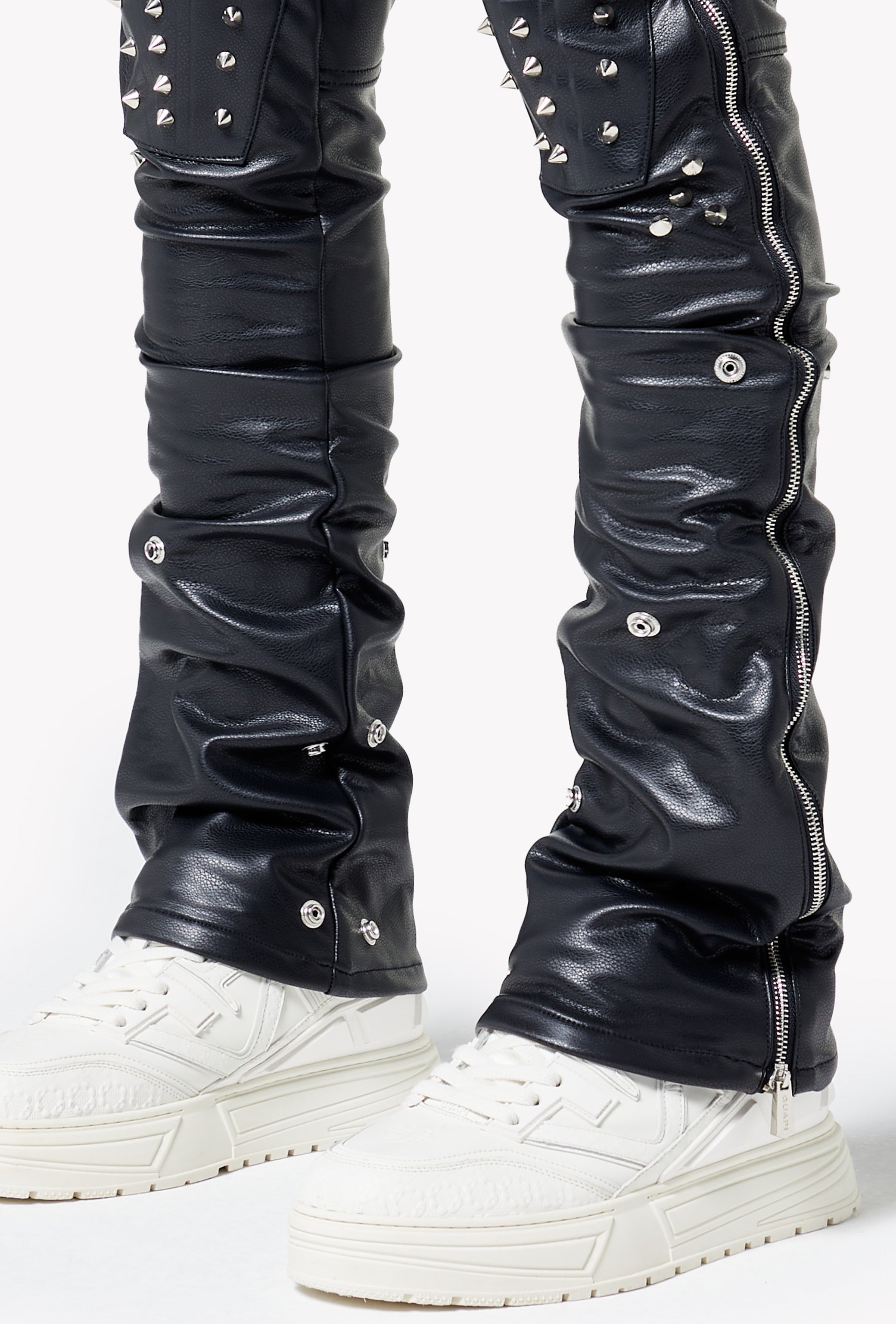 Black Coffin Arc Leather Pant V2 – GUAPI CLOTHING FZ-LLC