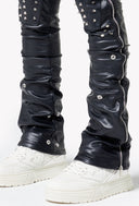 Black Coffin Arc Leather Pant V2