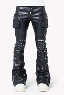 Black Coffin Arc Leather Pant V2