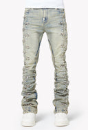 Vintage Blue Aviation Clasp Denim