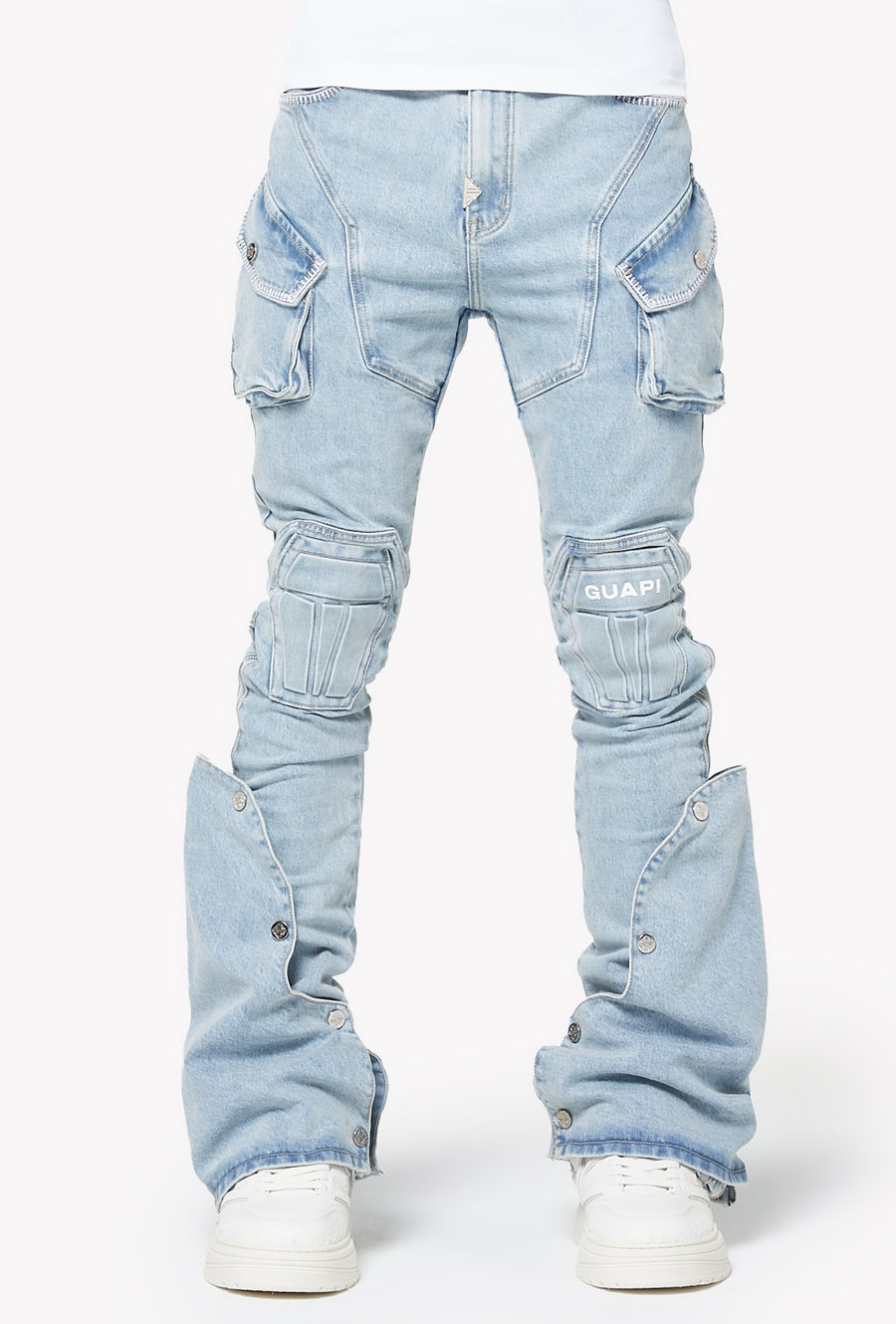 Aqua Blue Coffin Arc Denim