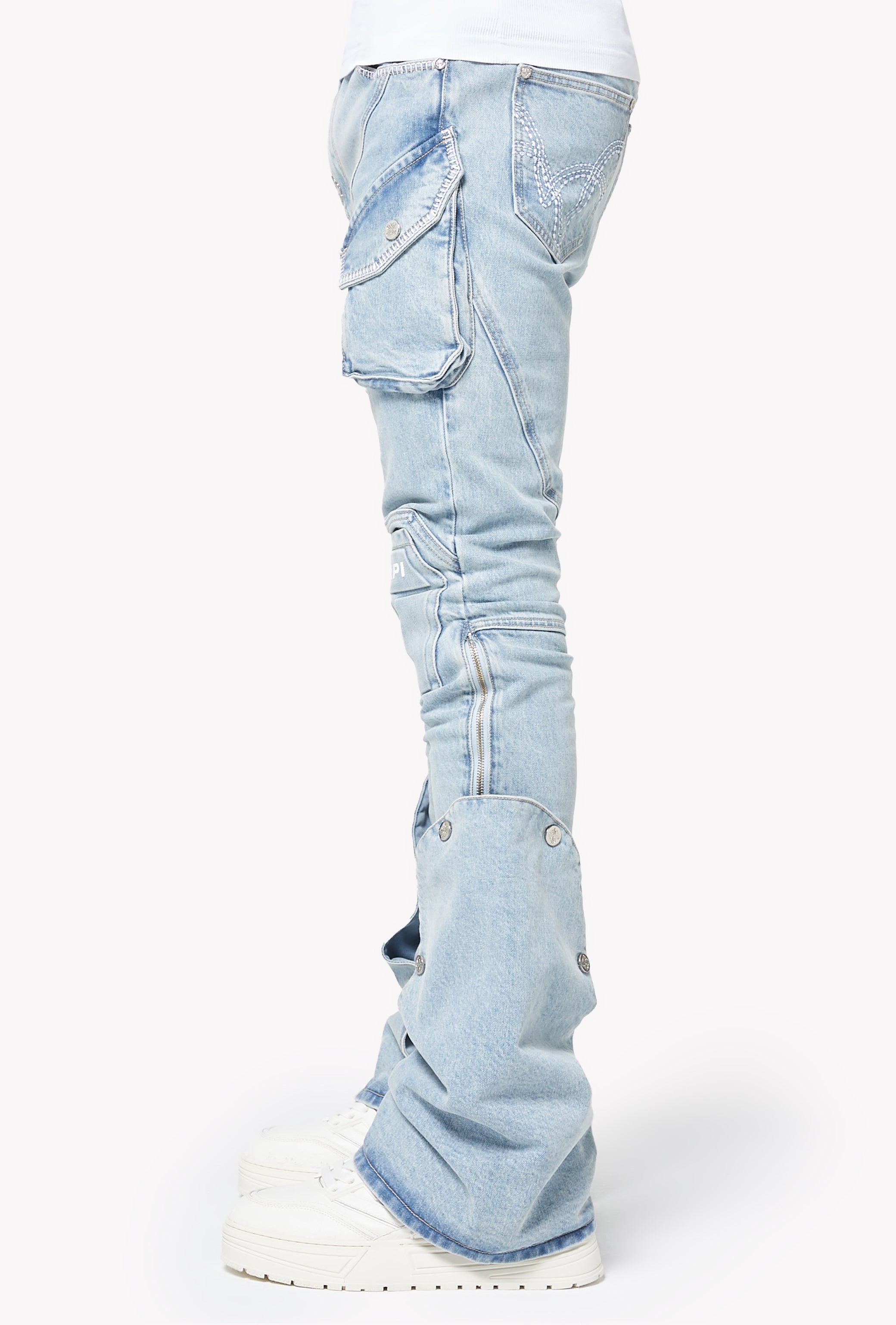 Aqua Blue Coffin Arc Denim – GUAPI CLOTHING FZ-LLC