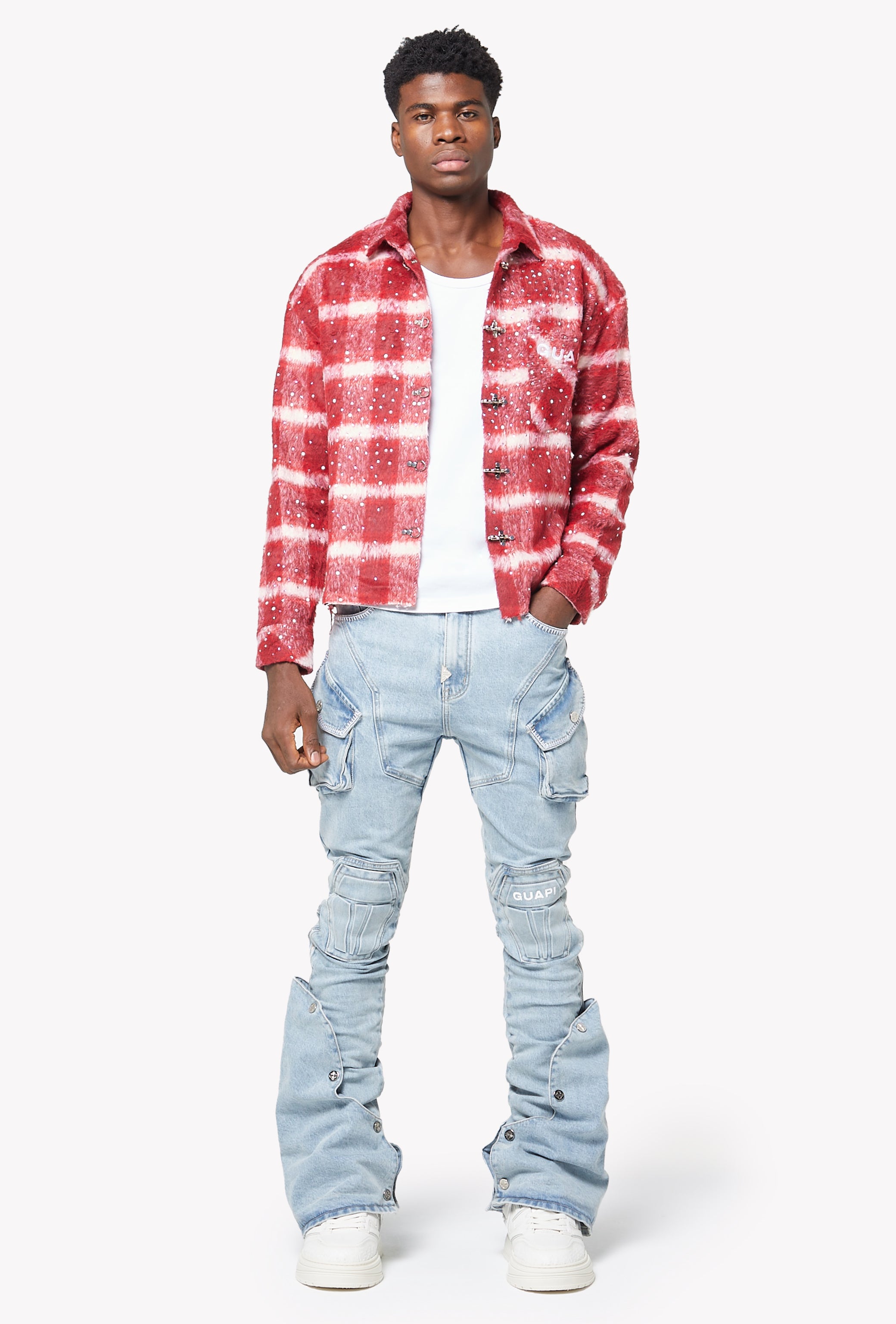 Aqua Blue Coffin Arc Denim – GUAPI CLOTHING FZ-LLC