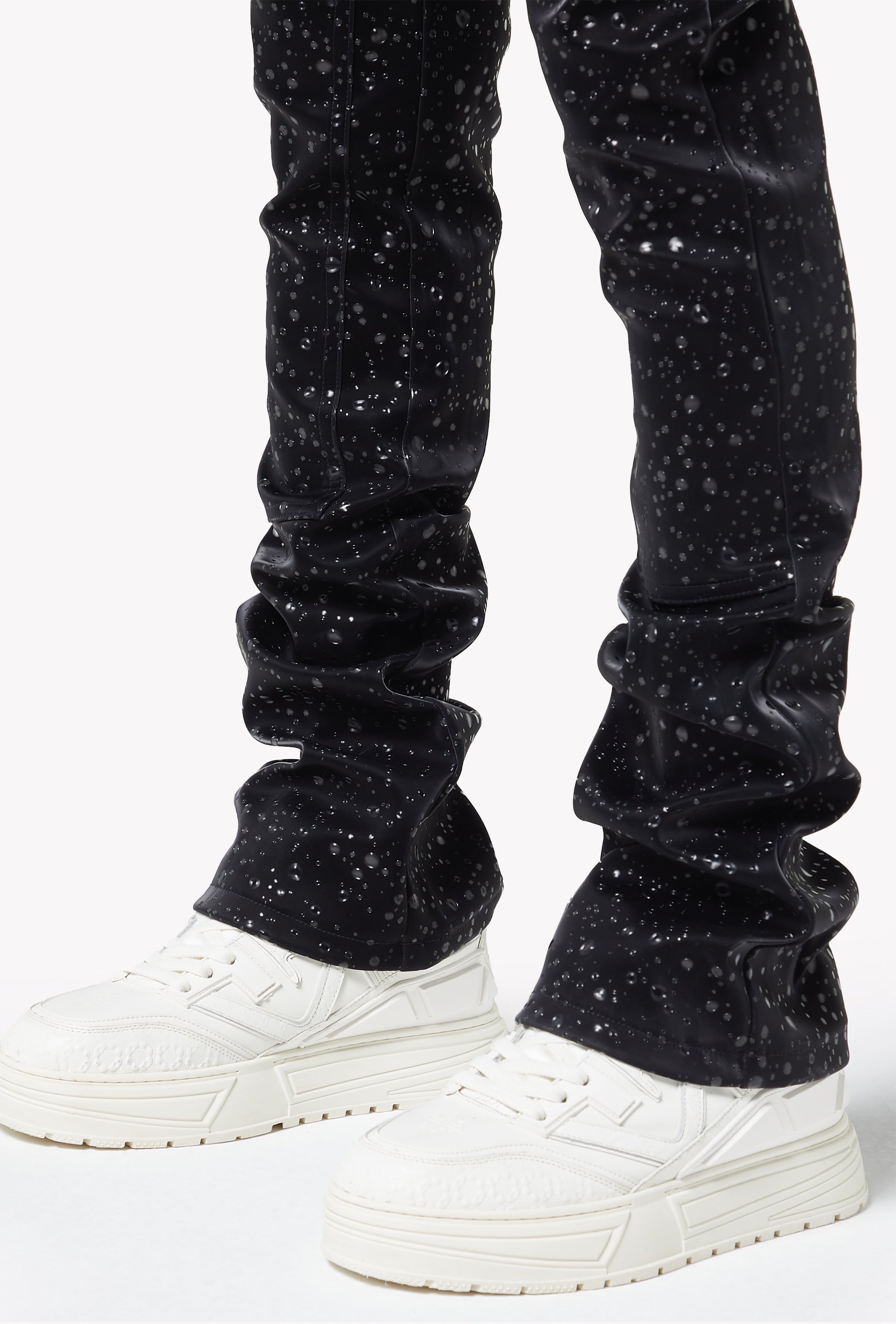 Obsidian Black Raindrop Leather Pant – GUAPI CLOTHING FZ-LLC