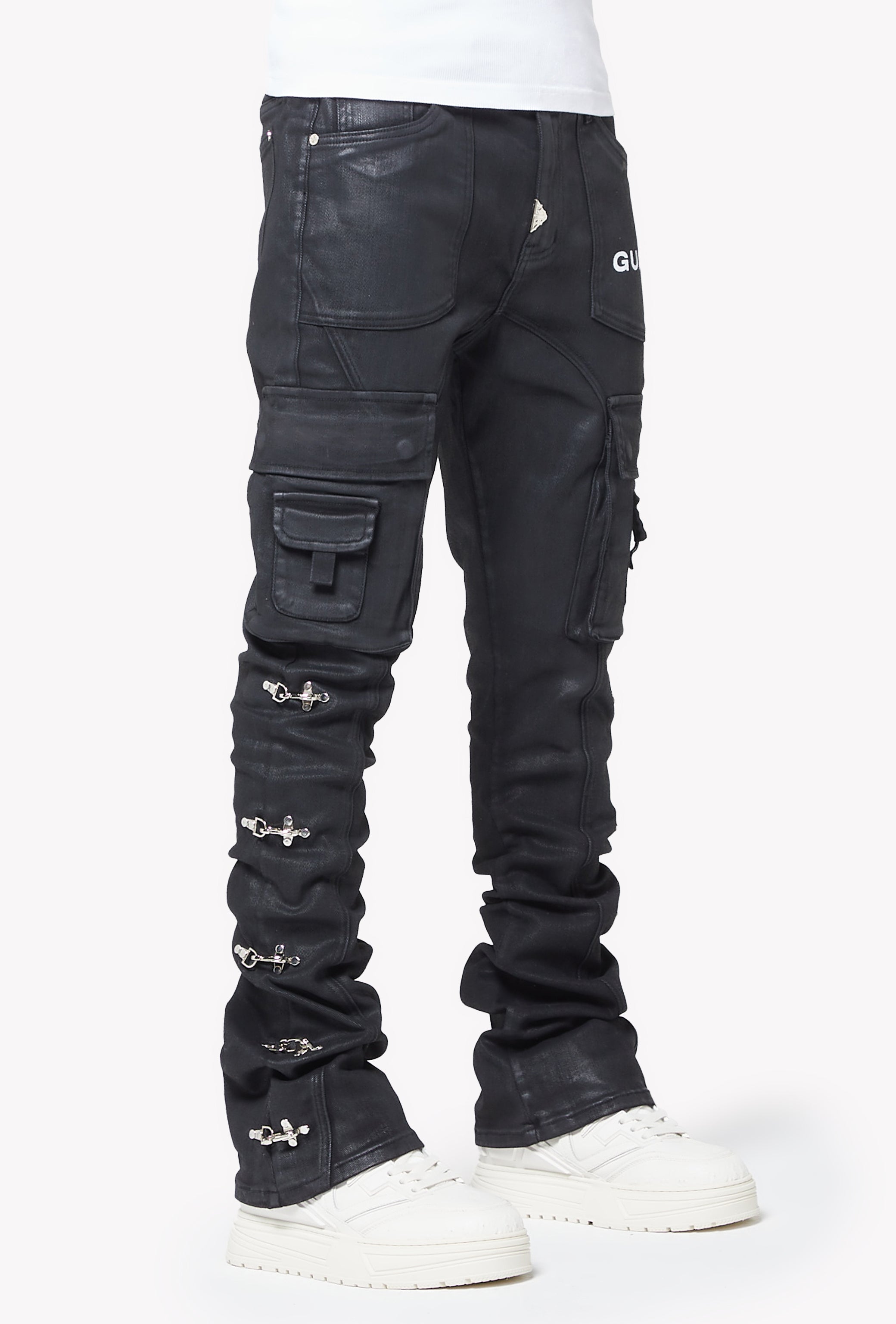 値下げ中！　GUAPI OBSIDIAN BLACK STACKED CARGO Obsidian Black Waxed Cargo Denim – GUAPI CLOTHING FZ-LLC