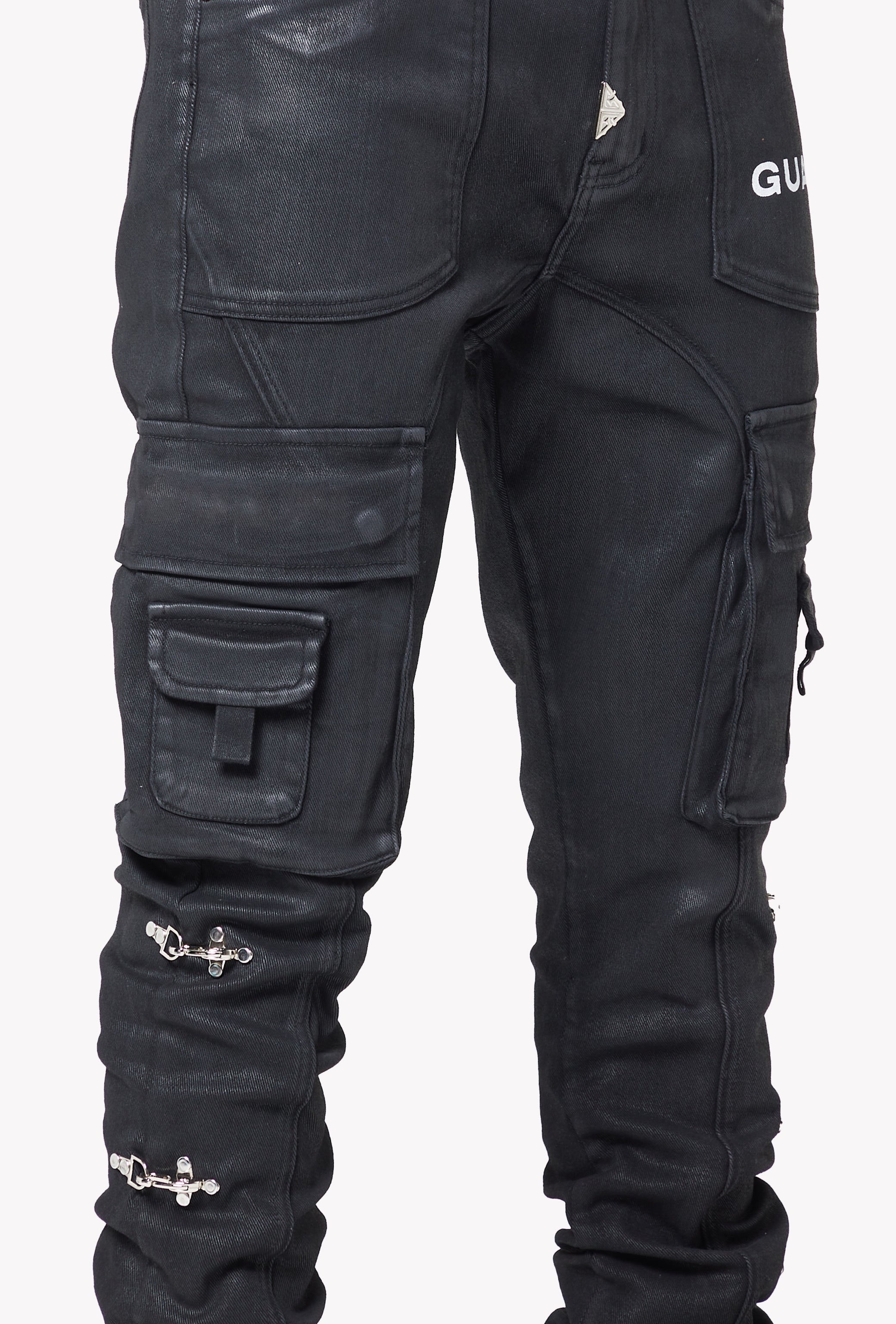 Obsidian Black Waxed Cargo Denim – GUAPI CLOTHING FZ-LLC