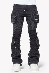 Vintage Black Steel Plate Denim