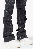 Vintage Black Steel Plate Denim