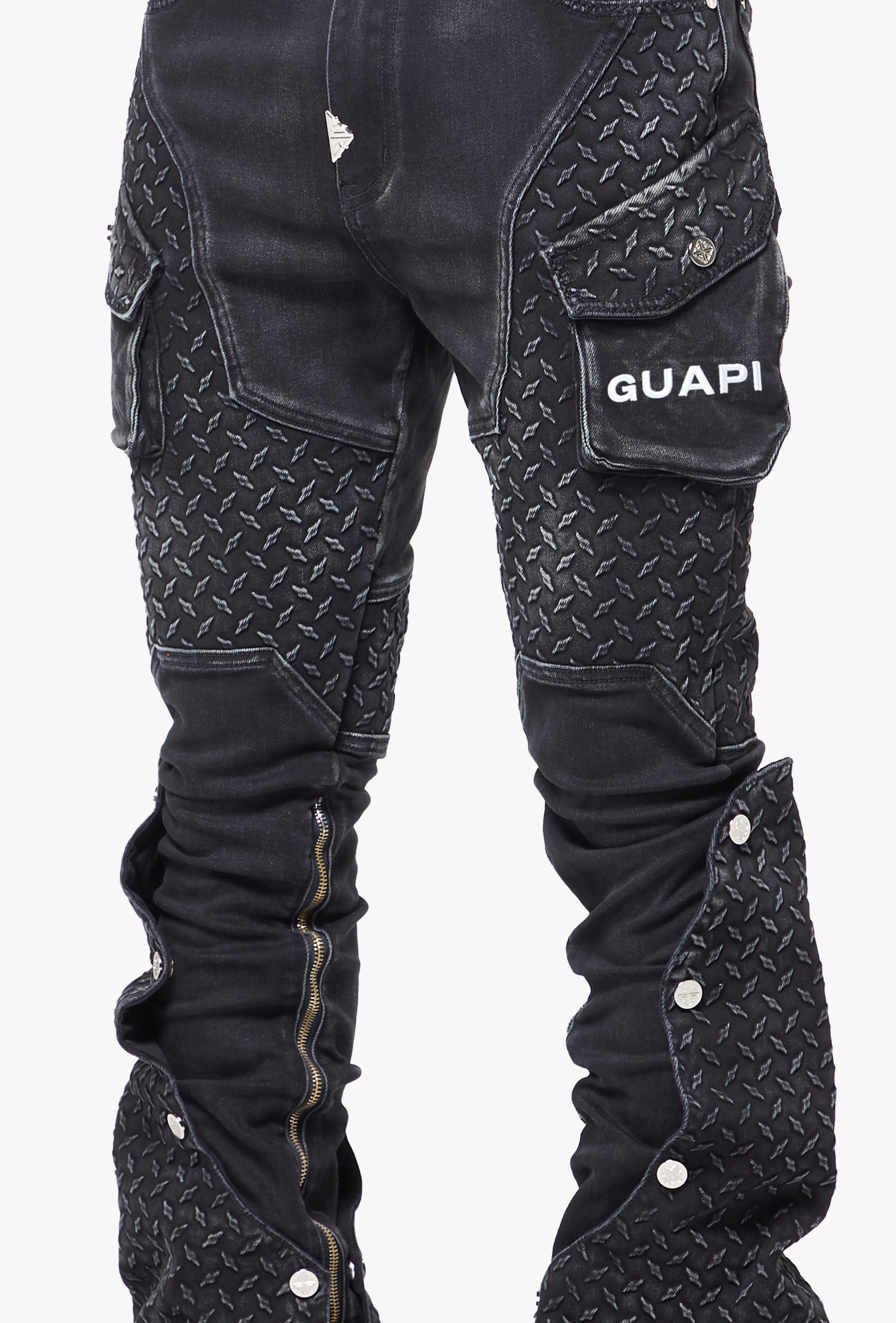 Vintage Black Steel Plate Denim – GUAPI CLOTHING FZ-LLC