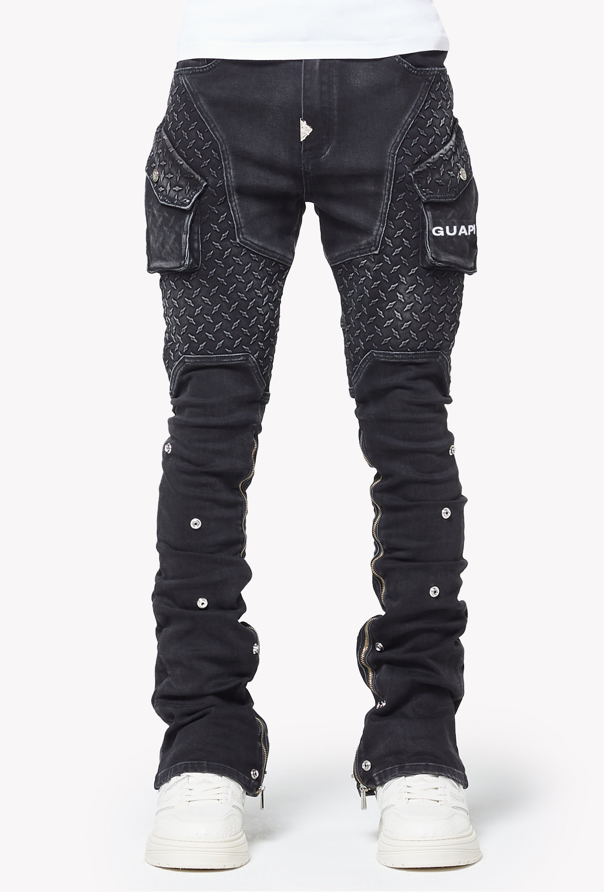 Vintage Black Steel Plate Denim – GUAPI CLOTHING FZ-LLC