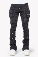 Vintage Black Steel Plate Denim