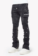 Vintage Black Steel Plate Denim