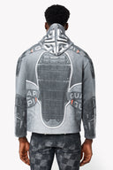 Cloud Grey Racer Hoodie