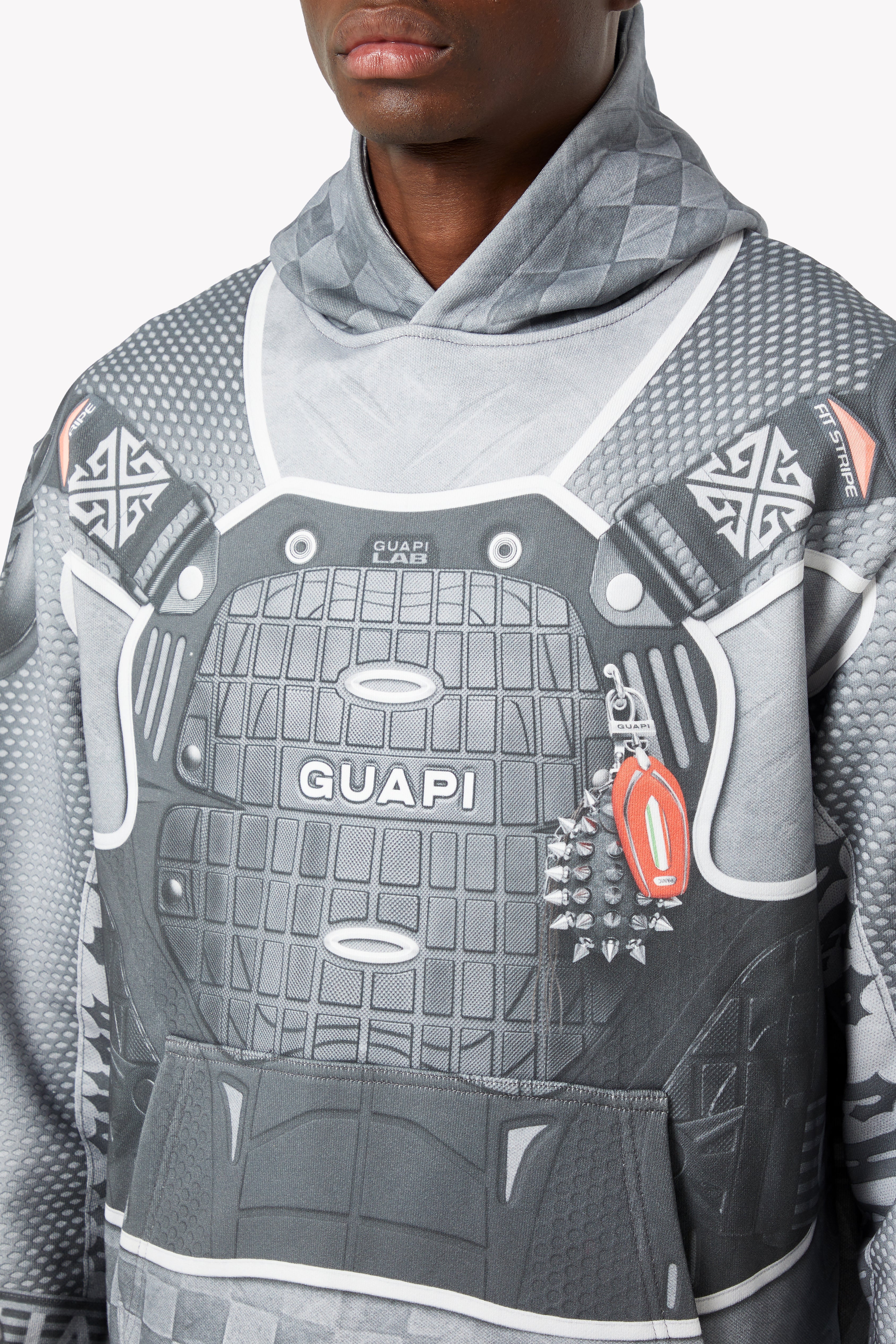 Cloud Grey Racer Hoodie – GUAPI CLOTHING FZ-LLC